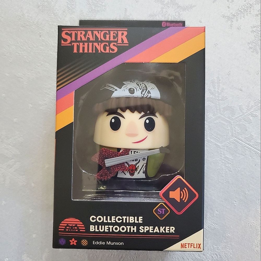 NIP New Stranger Things Eddie Munson Bitty Boomer Bluetooth Speaker